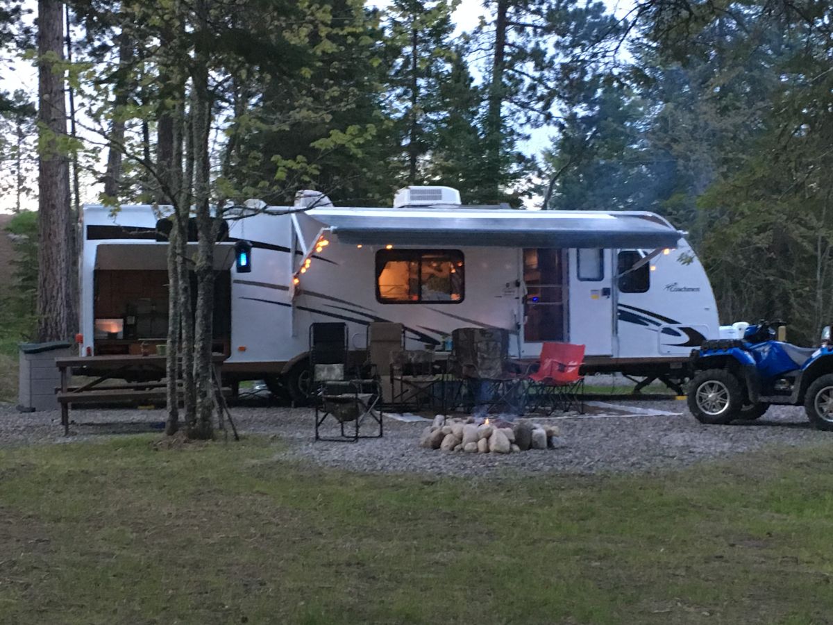 camping under the stars